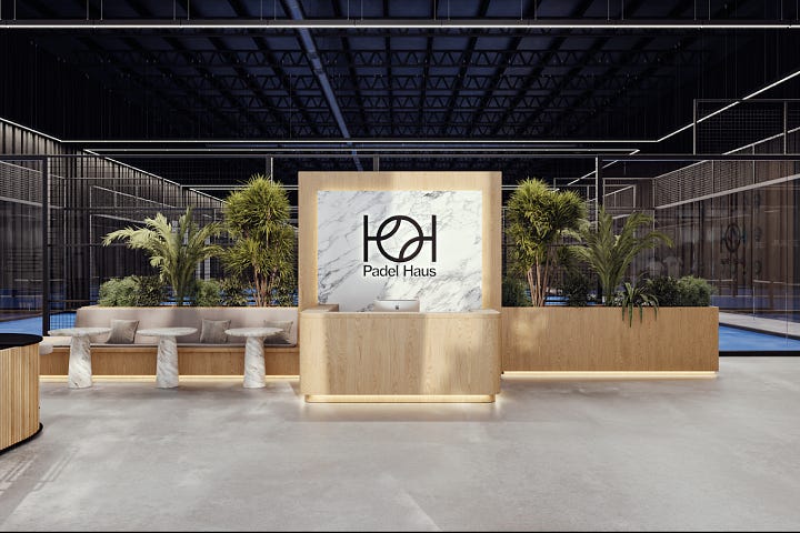 Inside Padel Haus Greenpoint