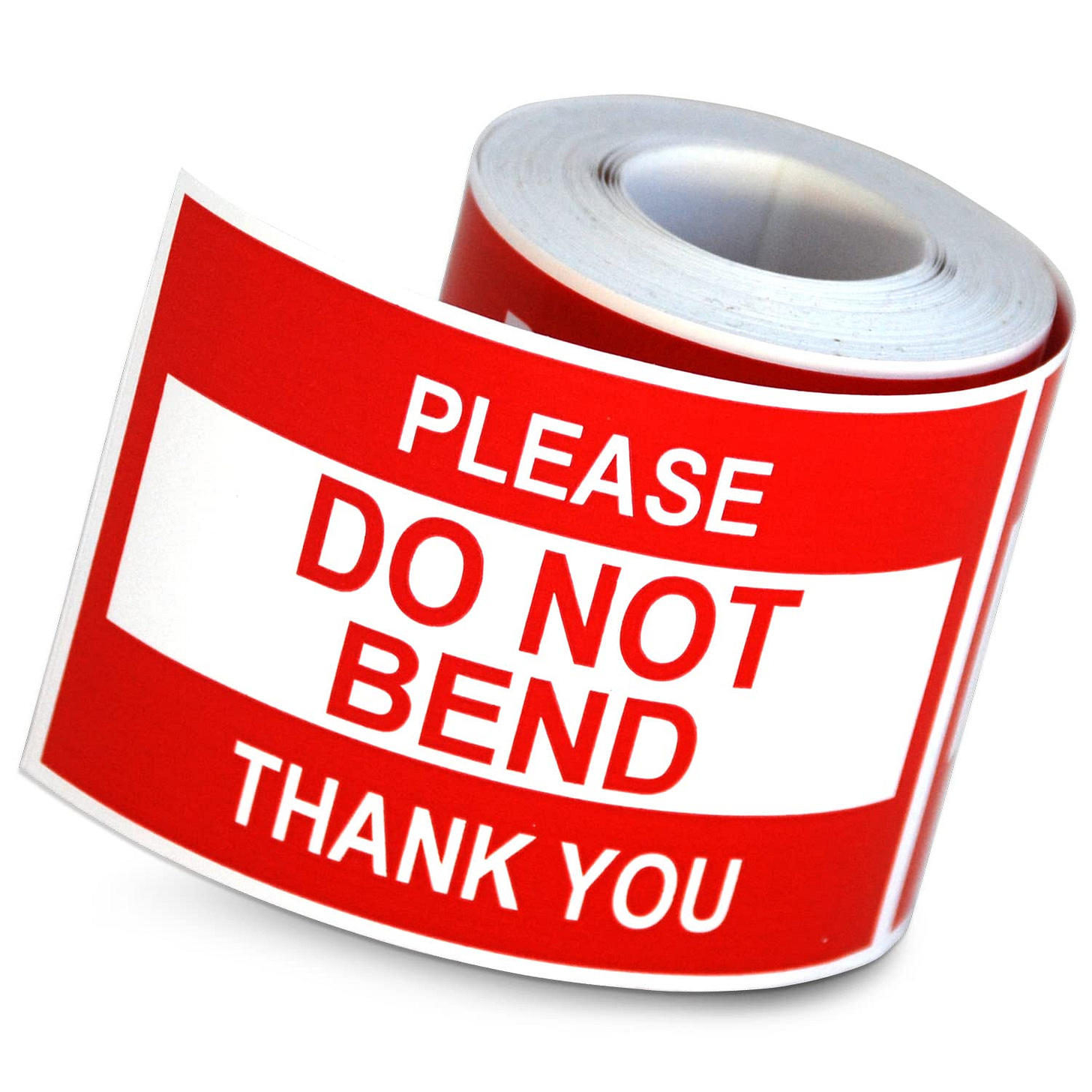 Amazon.com : 300 Do Not Bend Sticker - 2 x 3 Inches Do Not Bend Stickers  for Shipping Warning Label Fragile Shipment Moving Care Instruction  Handling Label - 1 Roll of 300 Labels : Office Products