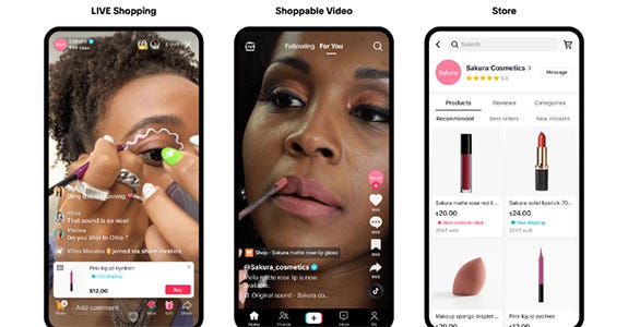 TikTok lança ferramenta de compras para usuários dos EUA