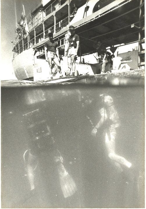 Dive Job, Subic Bay, 1990 Dive Job, Subic Bay, 1990
