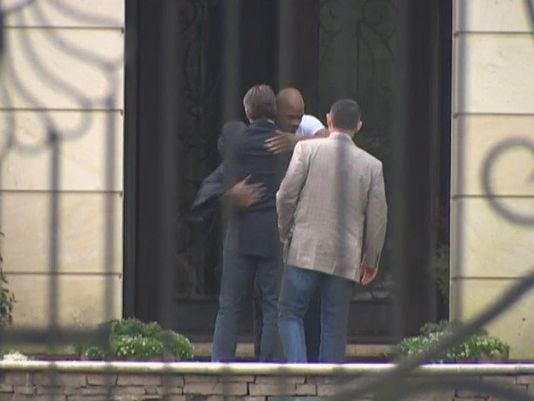 adrian peterson meets minnesota vikings executives 2015 adrian peterson meets minnesota vikings executives 2015
