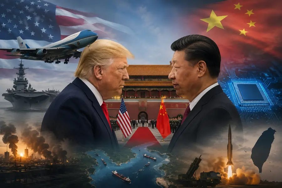 Trump and Xi Trump and Xi