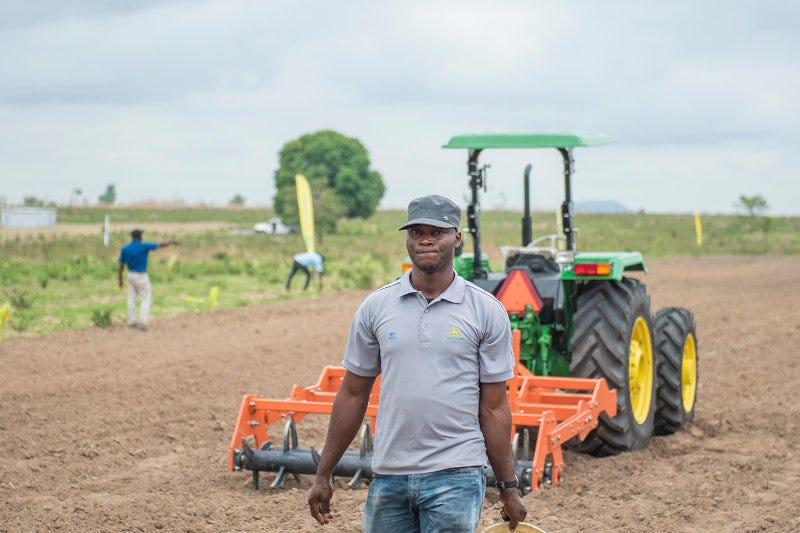 The majority of Hello Tractor clients are smallholders farmers with one to five hectares of land. The majority of Hello Tractor clients are smallholders farmers with one to five hectares of land.