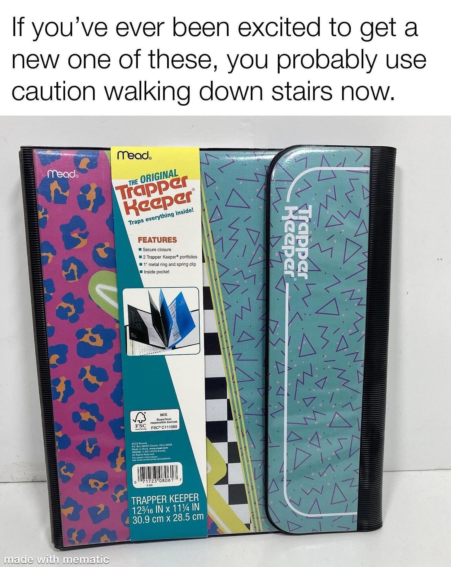 Duchess of Meme on X: "I had this exact trapper keeper!  https://t.co/h2GK3qqMJb" / X