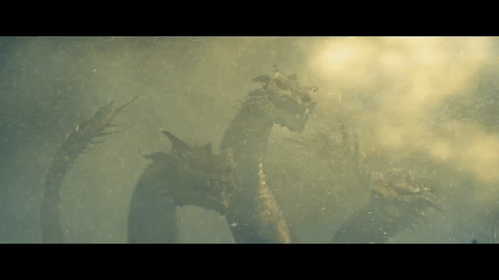 Godzilla King of the Monsters - King Ghidorah all Scenes on Make a GIF