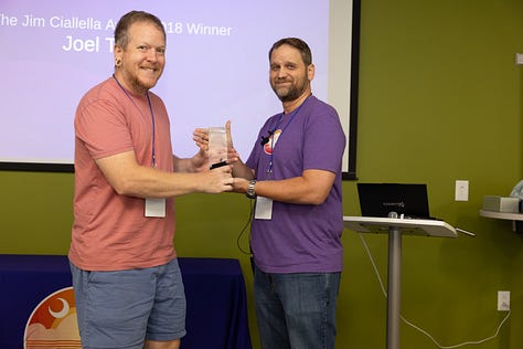 Our first recipients of the Jimmy C Award