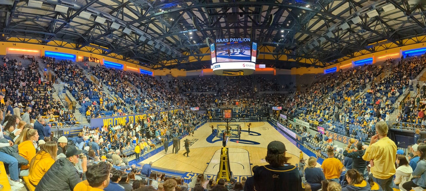 Avinash Kunnath on Twitter: "Cal men's basketball, energized by the first mostly-full Haas Pavilion in nearly a half-decade, blowing out the Trees 35-12 at halftime. https://t.co/mzMRHS1biq" / Twitter Avinash Kunnath on Twitter: "Cal men's basketball, energized by the first mostly-full Haas Pavilion in nearly a half-decade, blowing out the Trees 35-12 at halftime. https://t.co/mzMRHS1biq" / Twitter