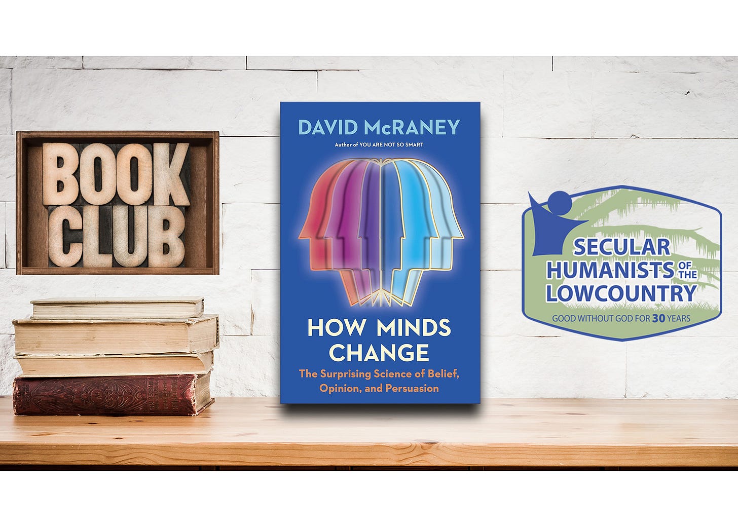 How Minds Change book club banner