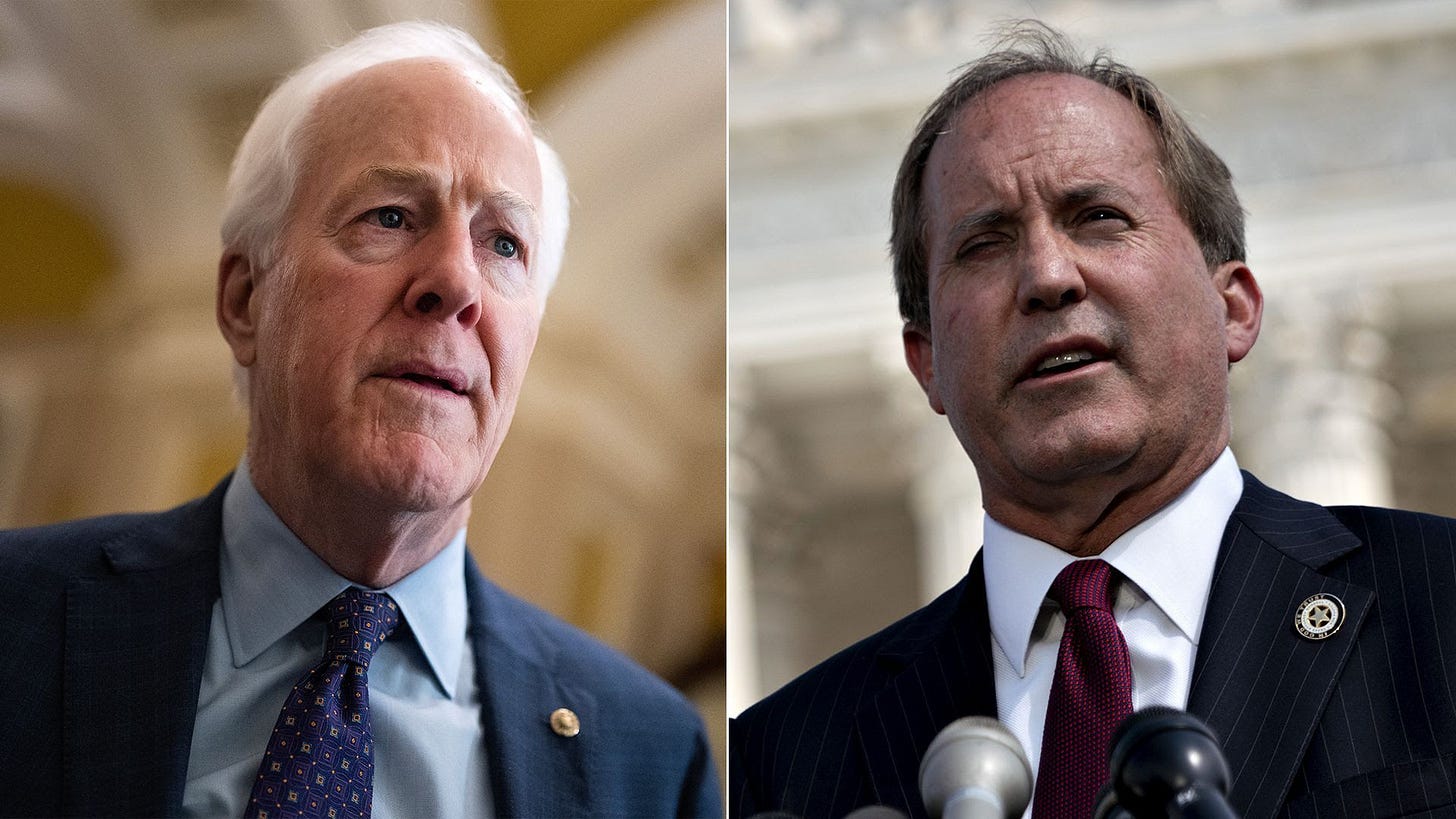 How Ken Paxton is making life hard for John Cornyn - Axios Austin How Ken Paxton is making life hard for John Cornyn - Axios Austin