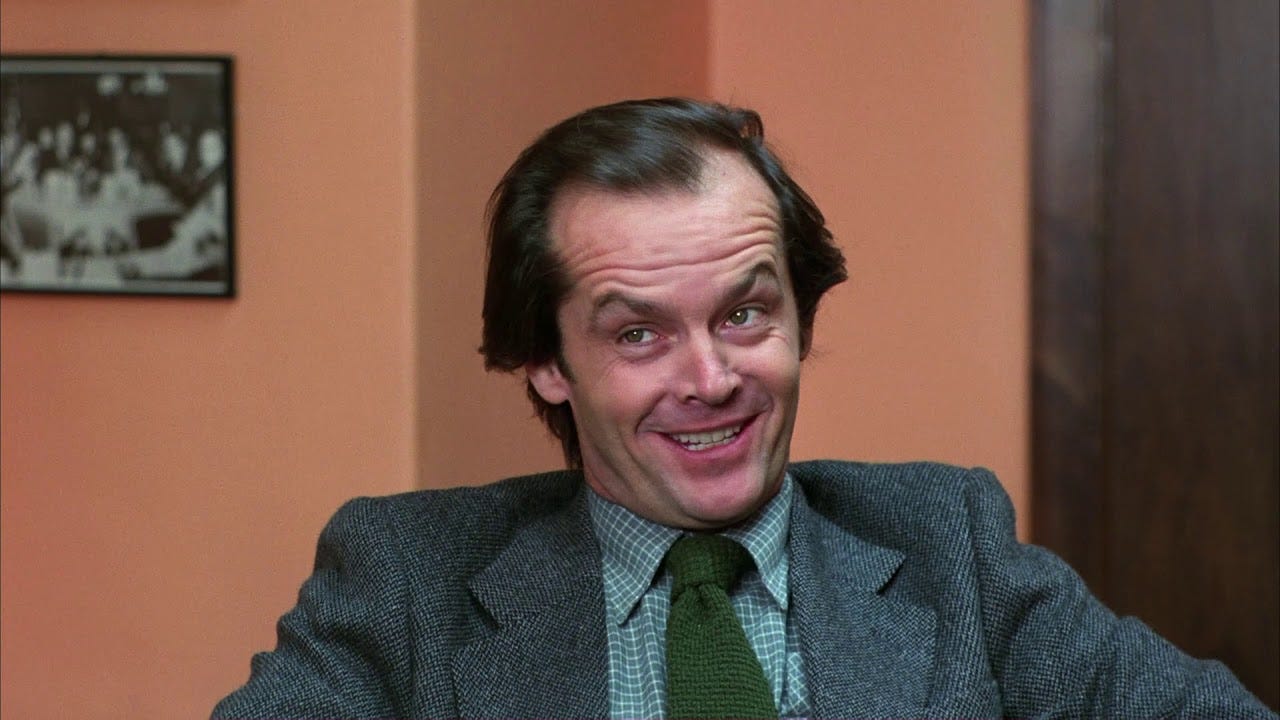 Jack Nicholson gives the best performance of all time in The Shining | The  Digital Fix