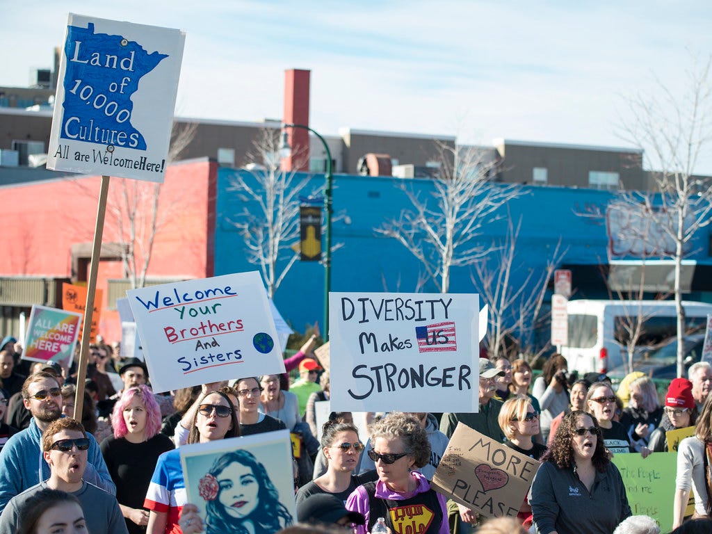 Solidarity march with immigrants & refugees | Minneapolis, M… | Flickr