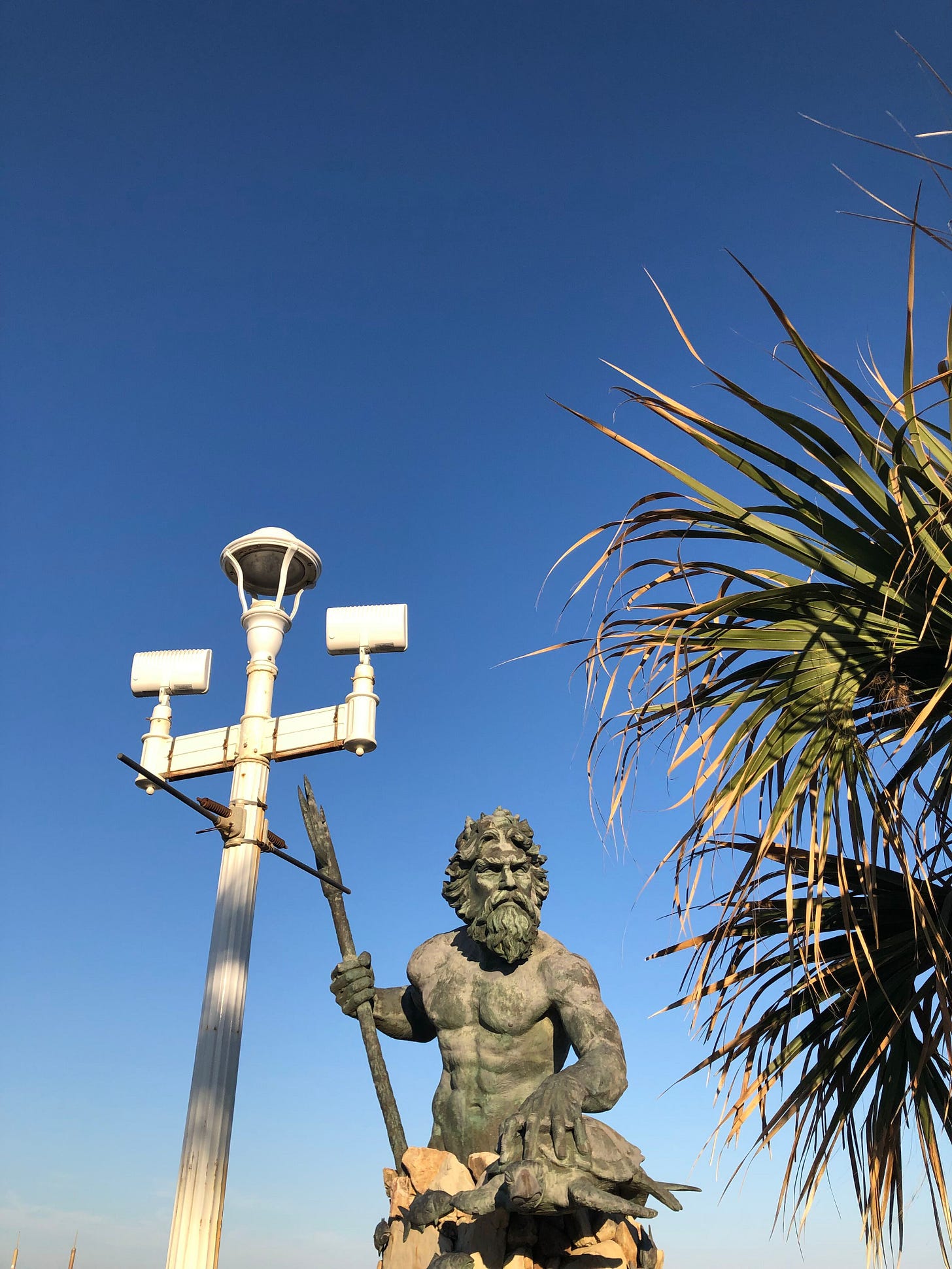 Neptune statue at Virginia Beach