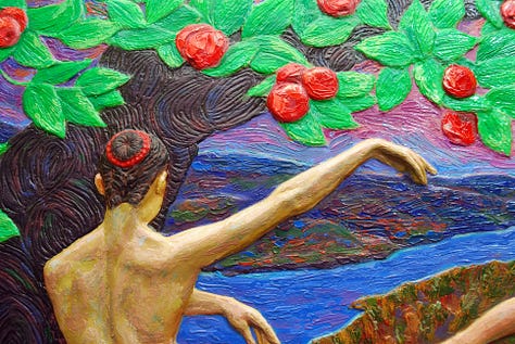 oil on paper sculpture