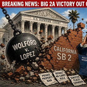 Breaking News: Minutes Ago Supreme Court Strikes Down Hawaii Gun Law In Major Second Amendment Victory — Which Will Also Topple California “Copy Cat” Version 