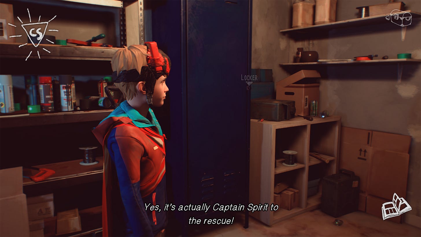 Ο πρωταγωνιστής του The Awesome Adventures of Captain Spirit, Chris Eriksen Ο πρωταγωνιστής του The Awesome Adventures of Captain Spirit, Chris Eriksen