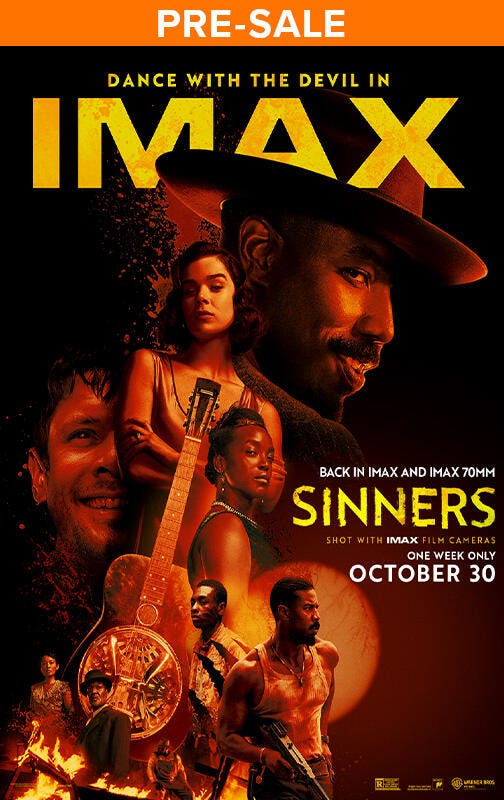 Sinners IMAX Reissue (2025) Showtimes | Fandango
