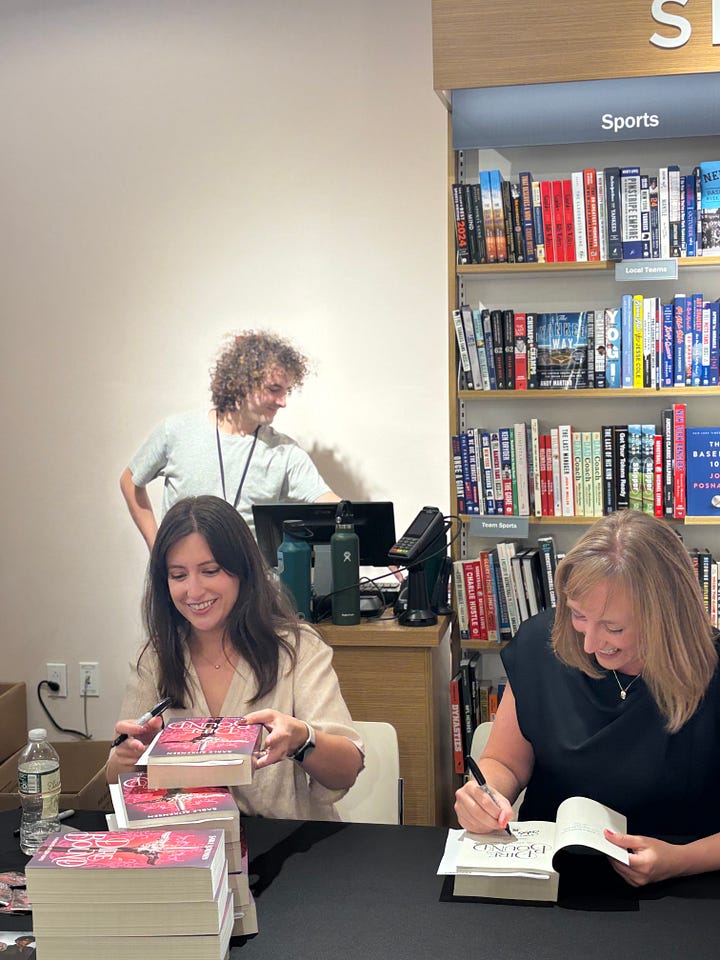 photos of Sable Sorensen at signing events