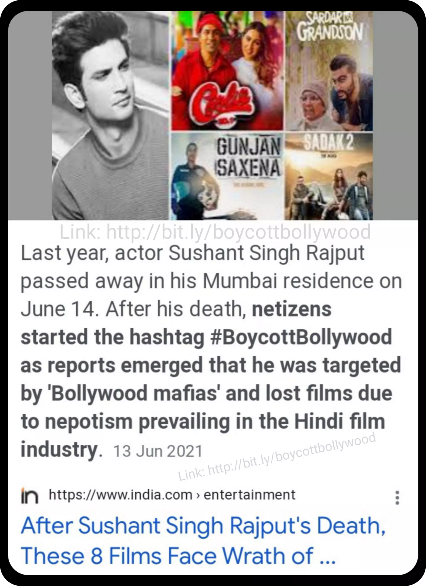 Boycott Bollywood trend emerged after the death of Sushant Singh Rajput Boycott Bollywood trend emerged after the death of Sushant Singh Rajput