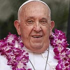 Pope Francis in the “Tunnel of Friendship”