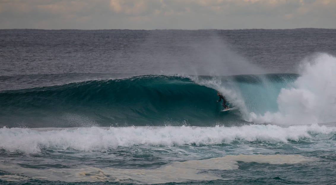 Image of Ethan Ewing surfing