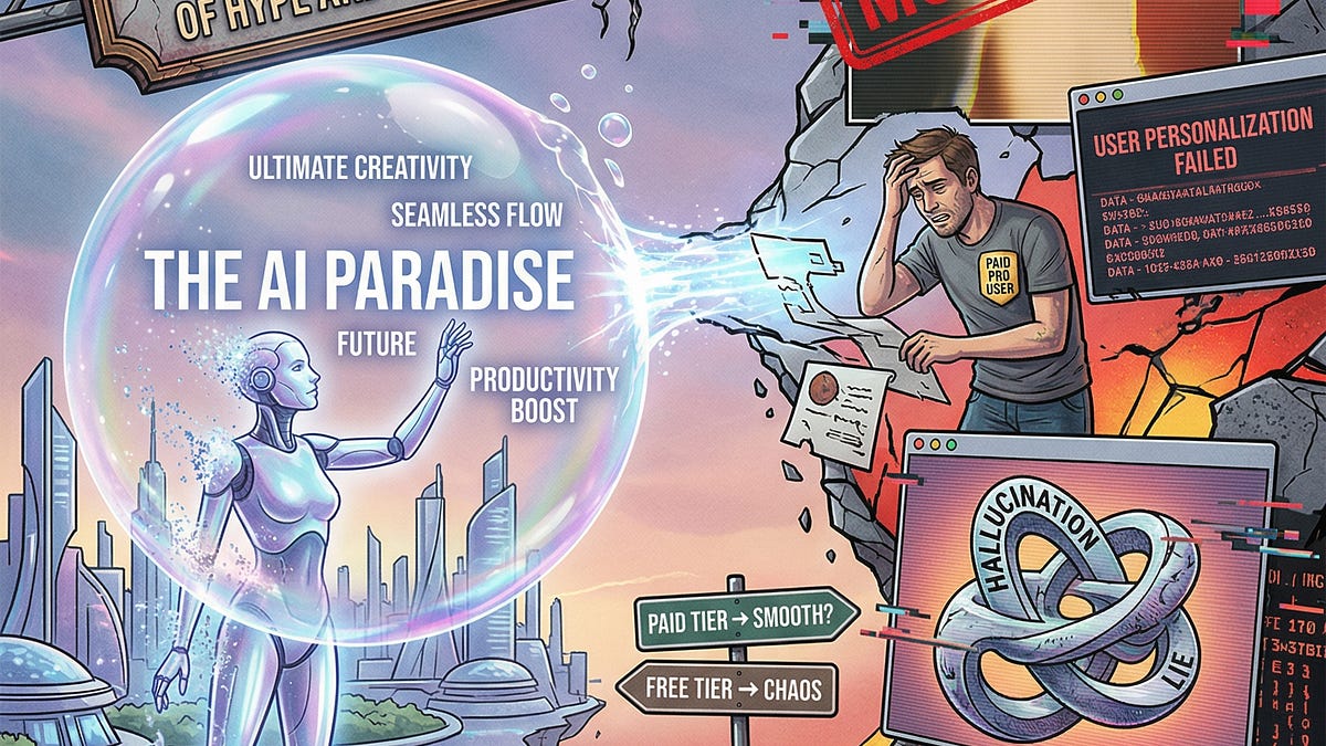 The AI Mirage: Three Years of Hype and Hallucinations