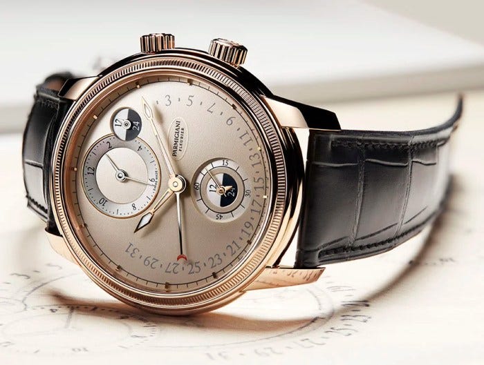 Two crowns control the innovative dual time function in the Toric Hémisphères Rétrograde. Two crowns control the innovative dual time function in the Toric Hémisphères Rétrograde.