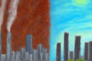 Smog painting