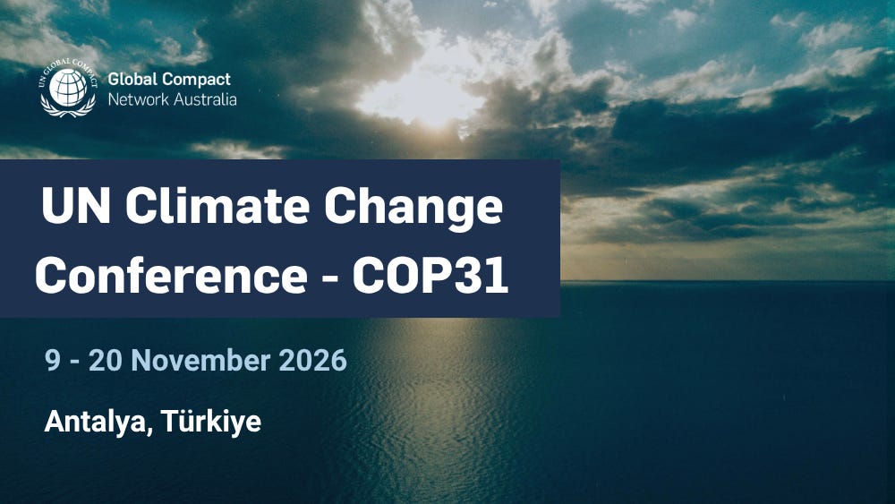 COP31 - UN Global Compact Network Australia COP31 - UN Global Compact Network Australia