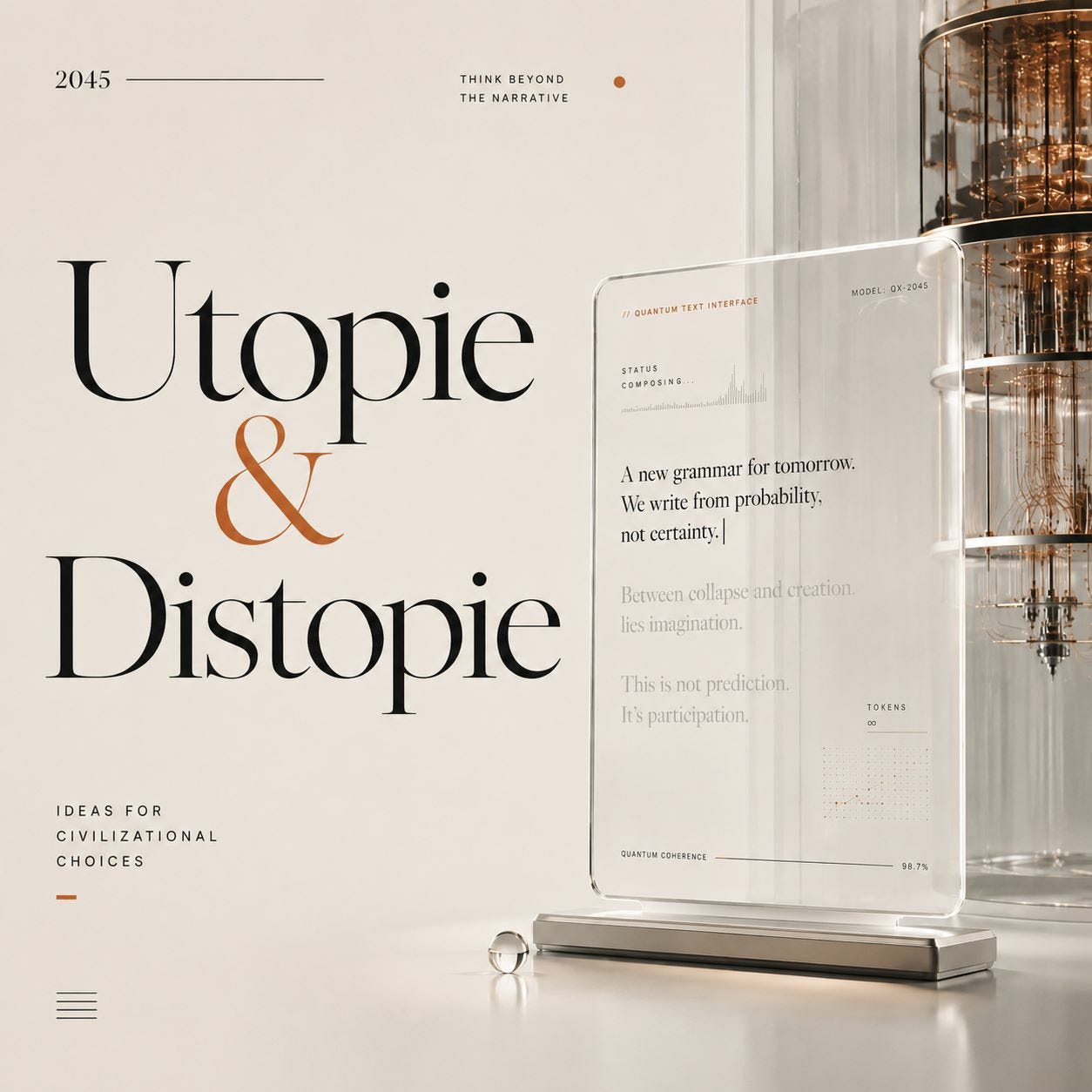 Luca Ciarrocca - Utopie & Distopie logo