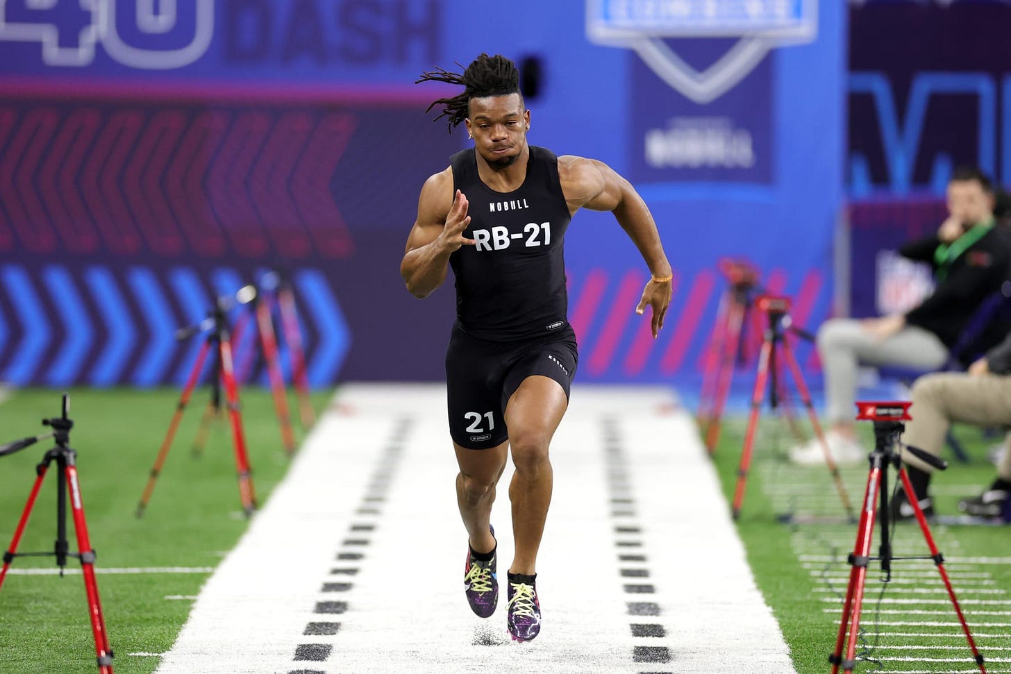 2023 NFL Scouting Combine Takeaways: Bijan Robinson Delivers & More on RB,  OL Groups | News, Scores, Highlights, Stats, and Rumors | Bleacher Report