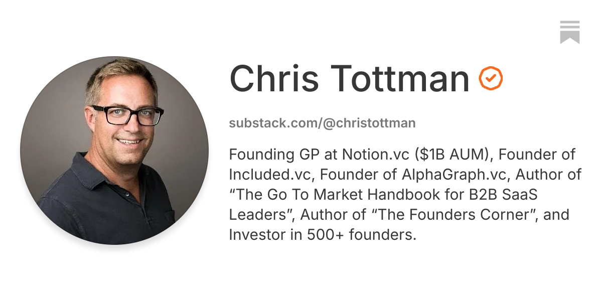 Chris Tottman | Substack