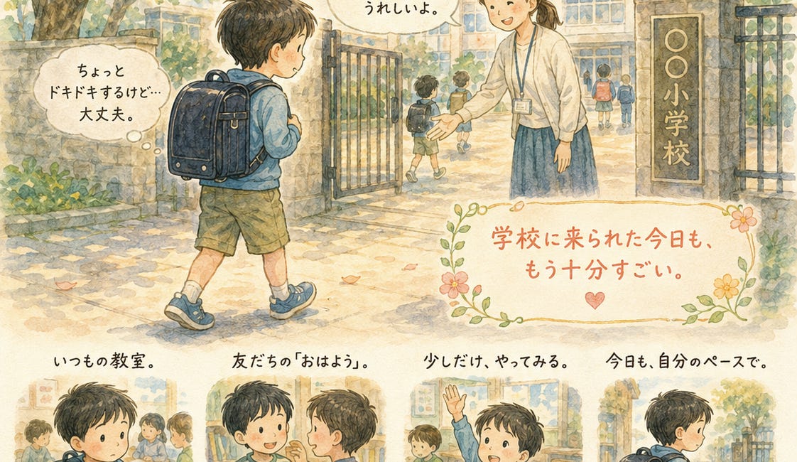 一歩を踏み出した、その次の日から