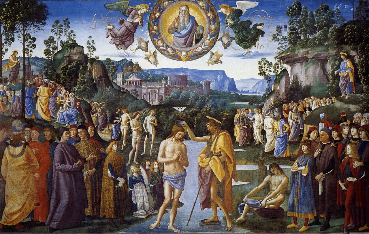 Baptism of Christ (Perugino, Rome) - Wikipedia