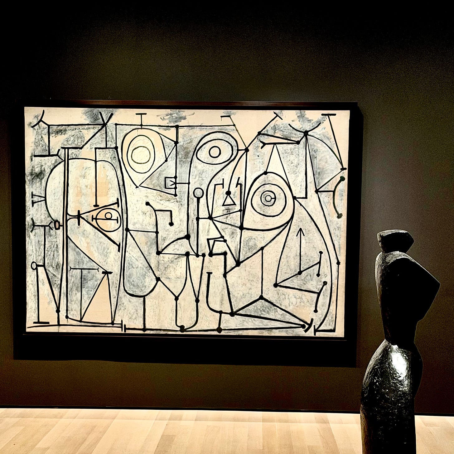 ©Sam Sunshine - Picasso and Ernst Kitchen Sculpture - Photograph at the Museum of Modern Art NewYork 2026