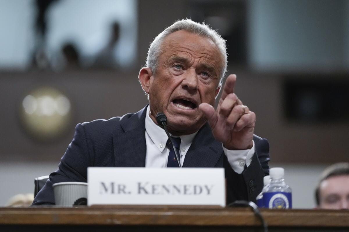 Senators question Robert Kennedy Jr. in fiery confirmation hearing - Los  Angeles Times