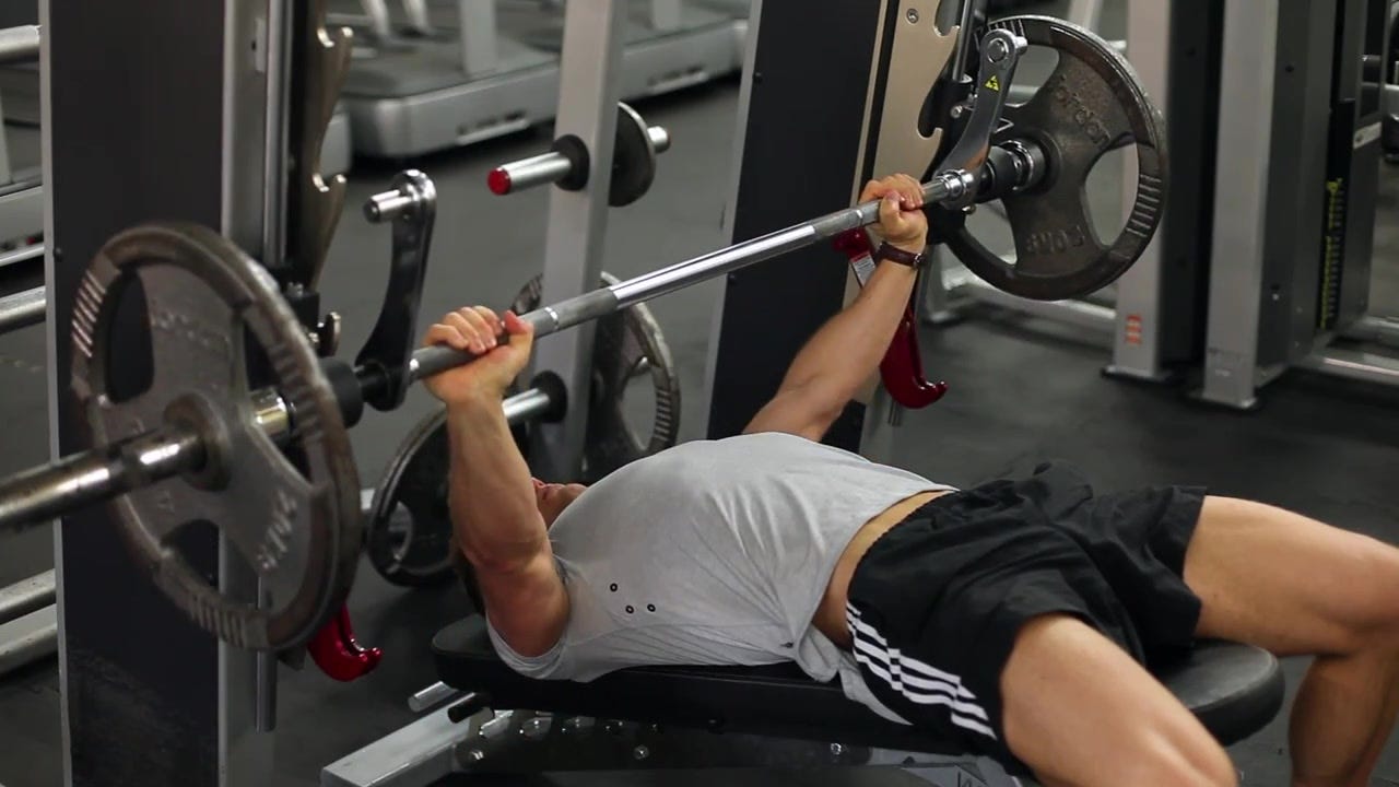 Smith Machine Decline Press | Exercise Videos & Guides | Fitzport