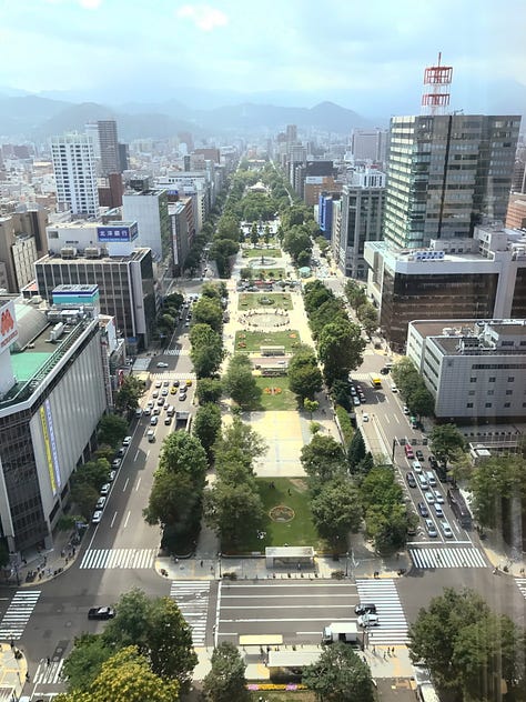 Sapporo TV Tower in Japan