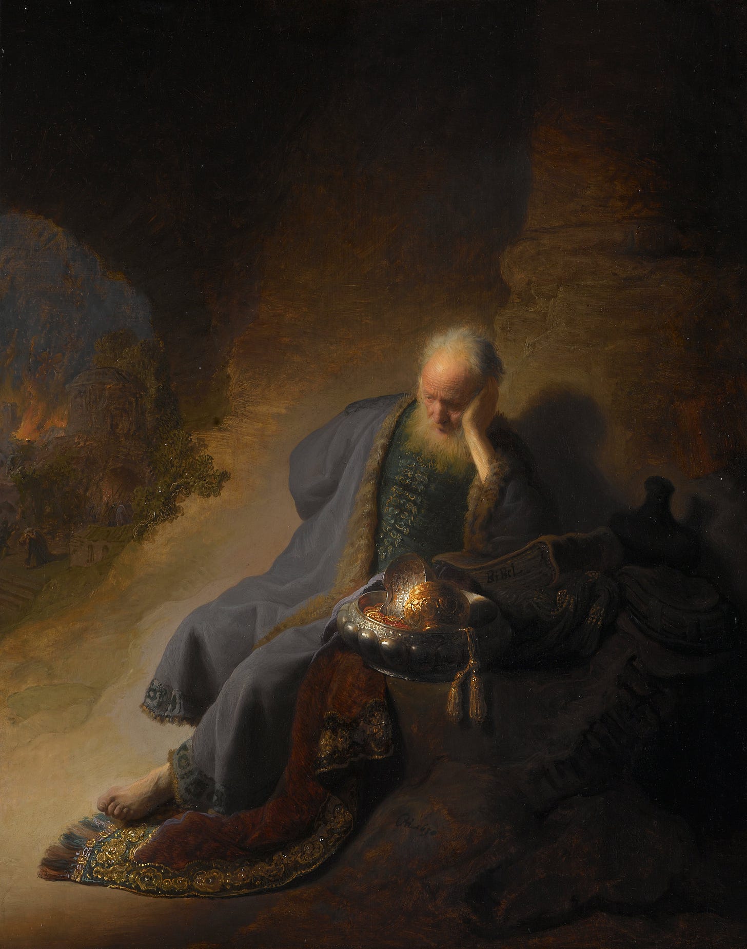 Jeremiah Lamenting the Destruction of Jerusalem - Wikipedia