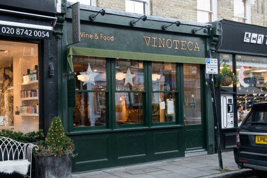 Vinoteca wine bar at back of restaurant - Picture of Vinoteca Chiswick,  London - Tripadvisor