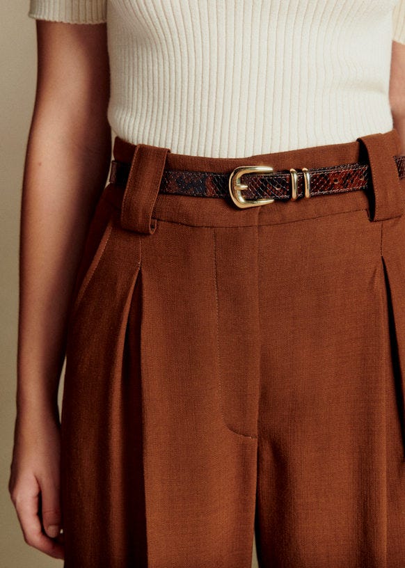 Livie Belt - Patent Black
