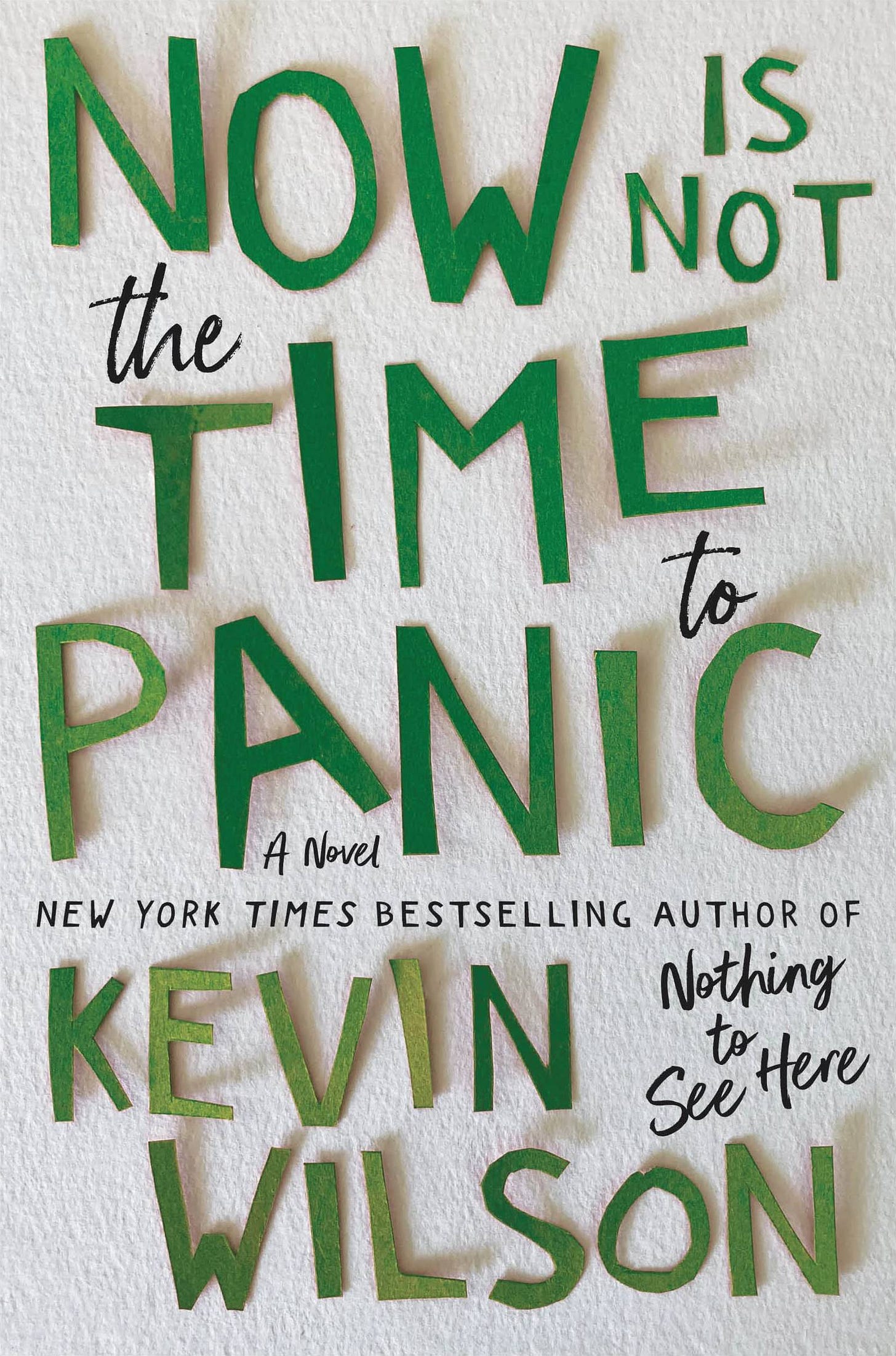 Now is Not the Time to Panic by Kevin Wilson*