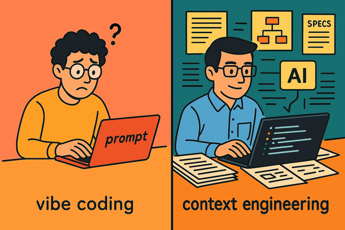 Vibe Coding vs. Context Engineering