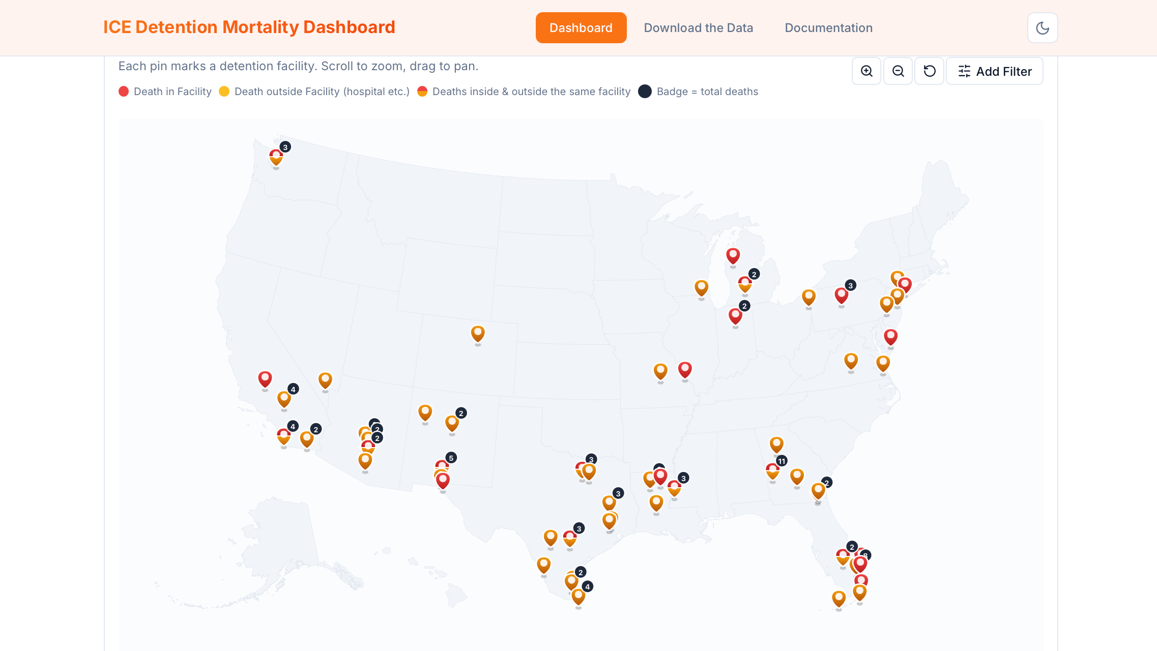 New Tool: The ICE Detention Mortality Dashboard