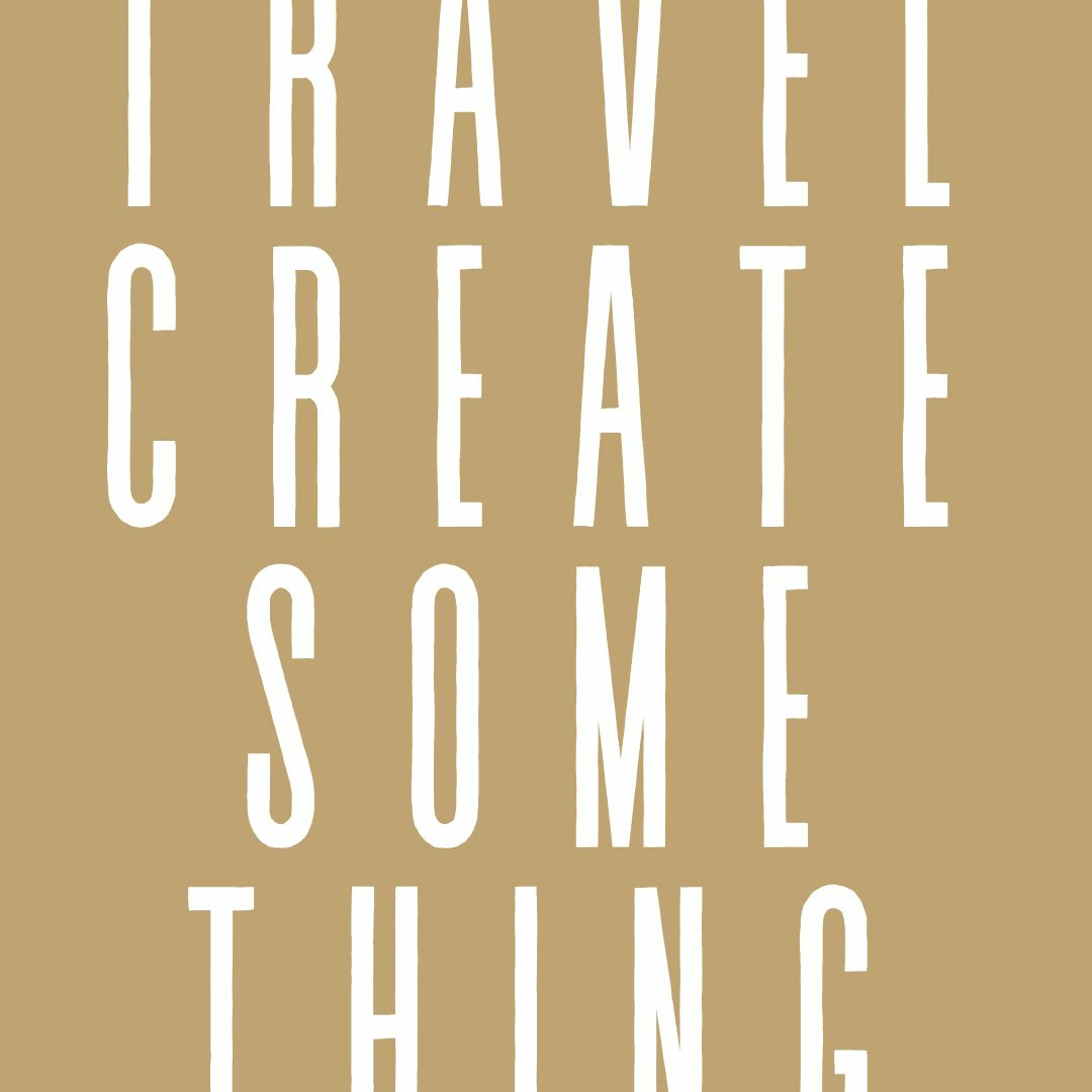 Artwork for Travel, Create, Something, Something