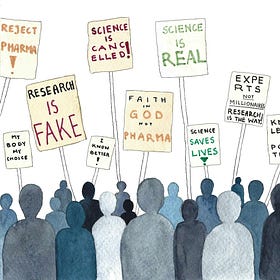 Trust in science dies when health professionals spread disinformation and refuse to correct mistakes