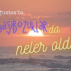 eylül'e başlarken...