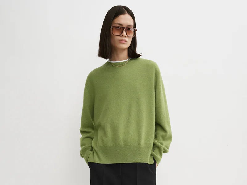 SÉZANE ニット Isaure Cardigan - Perfect Green - Organic cotton - organic