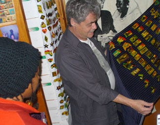 a variety of Snapshots from the 2007 tour of Roger Steffens' Reggae Ark-Hives with Aston "Family Man" Barrett