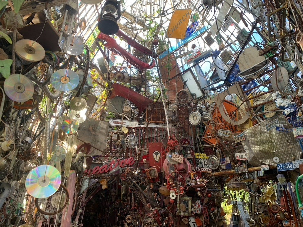 A photo of the colorful dome described just above in the essay.
