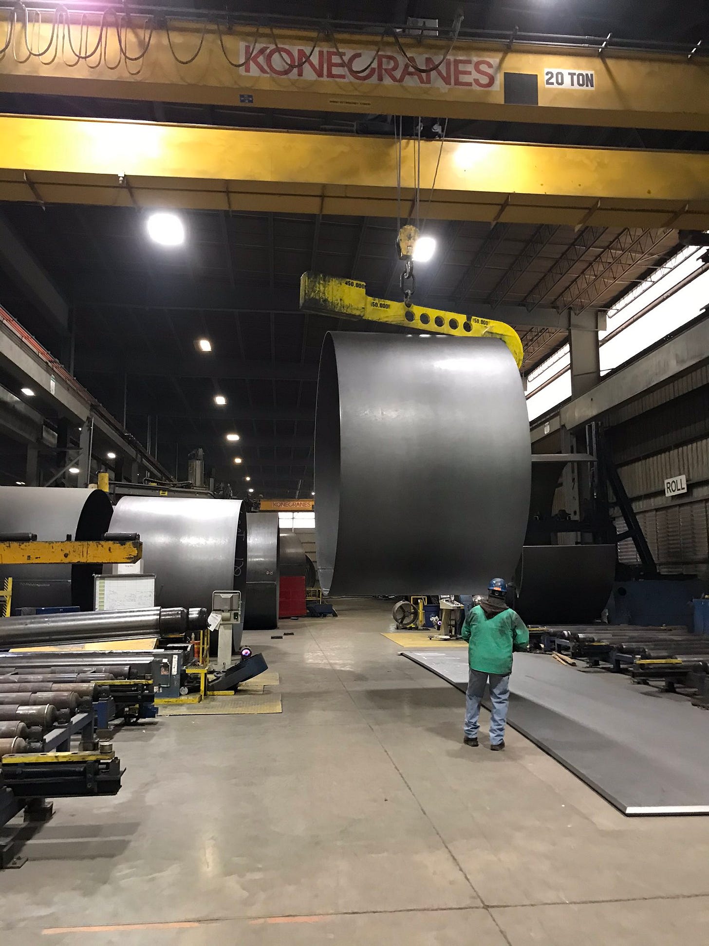 Arcosa's turbine manufacturing facility, Tulsa, OK.